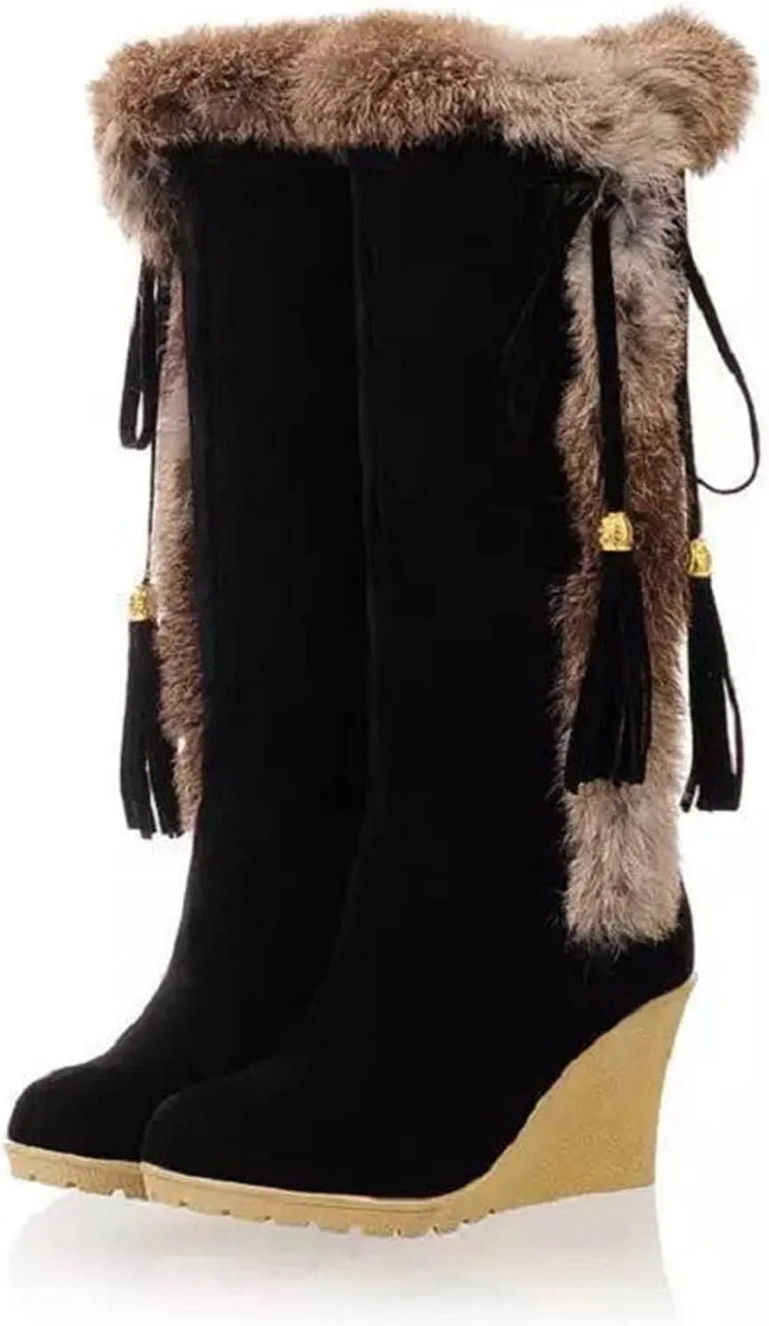 SBGMoSJ Womens Boots Snow Womens Boots Winter Waterproof Tall Boots Women Winter Snow Winter Dress Boots for Women Fashion Botas Modernas Para Mujer 2023 De Invierno