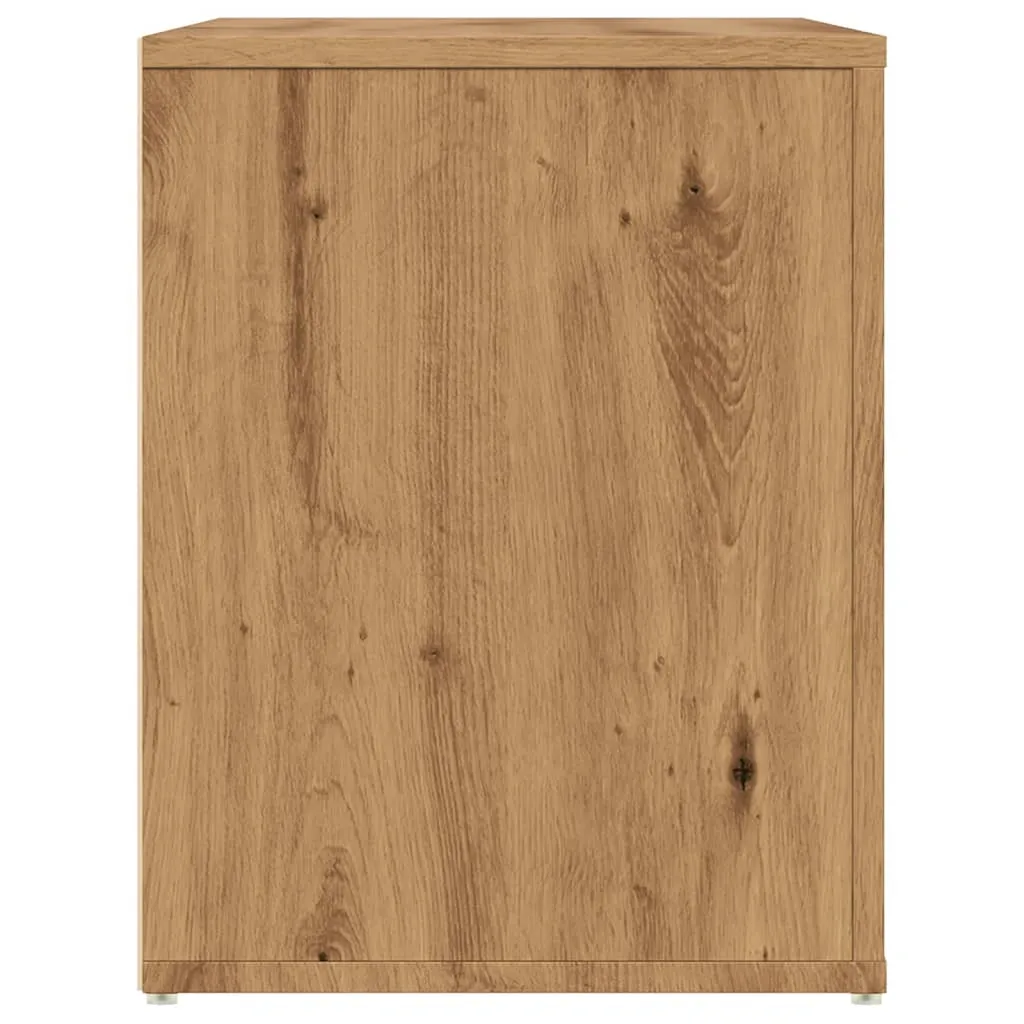 Shoe Bench Artisan Oak 100x35x45 cm Engineered Wood