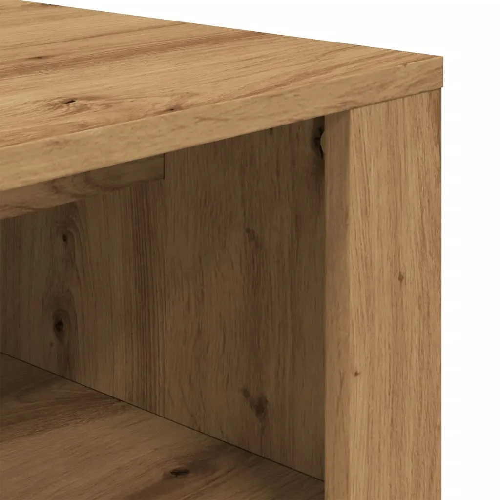 Shoe Bench Artisan Oak 100x35x45 cm Engineered Wood