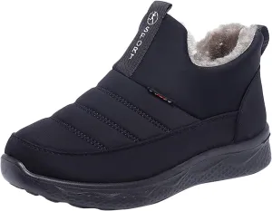 Short Winter Boots for Women Low Heel Ankle Snow Boots Size 9 Wide for Women Women Winter Snow Boots Waterproof Outdoor Boots Women 9.5 Womens Winter Ankle Boots Wide