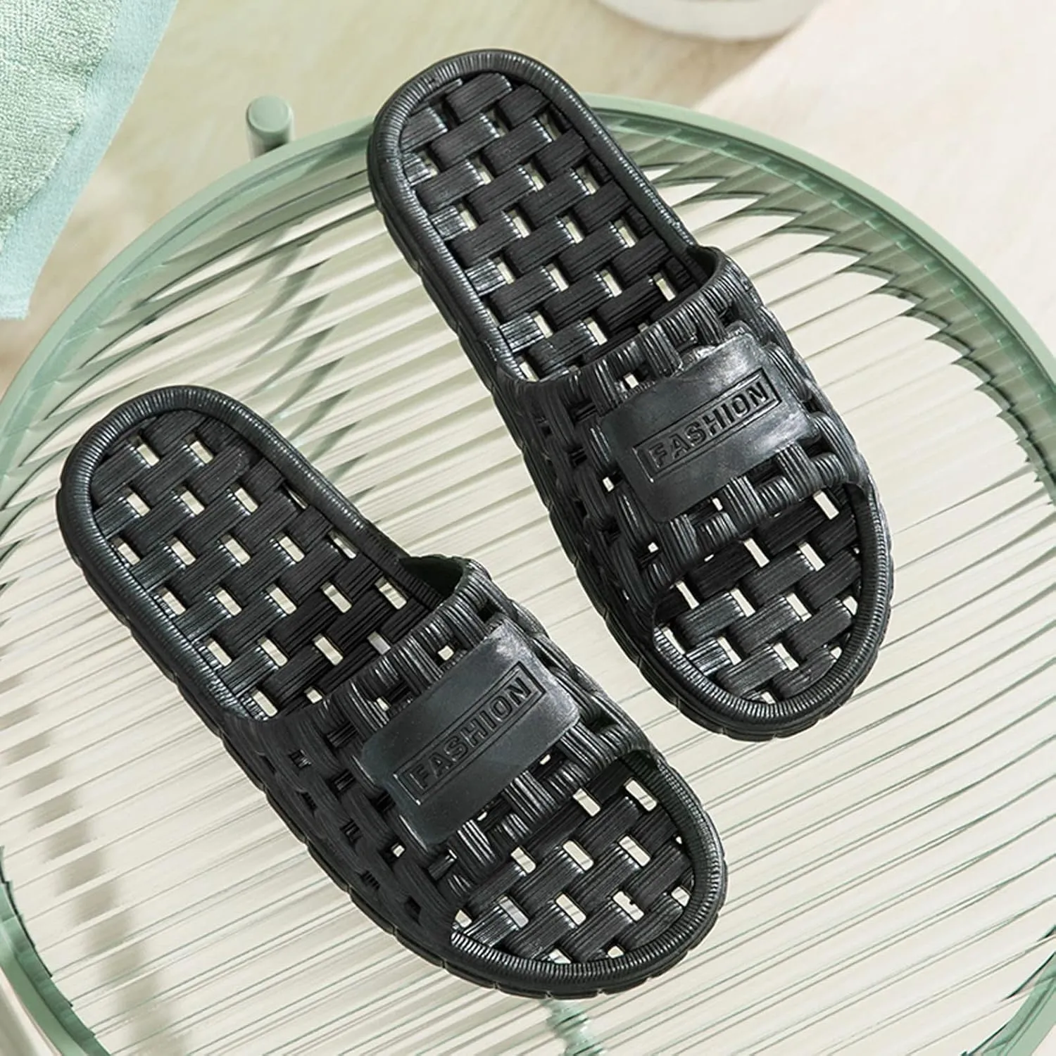Shower Sandals Travel Slippers for Women Foldable Shower Shoes Quick Drying Sandals Indoor and Outdoor