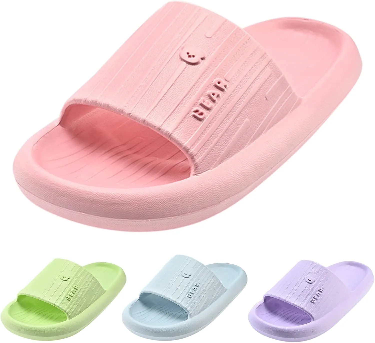 Shower Shoes House Slippers with Arch Support Ultra Comfort Non-Slip Shower Sandals Indoor and Outdoor