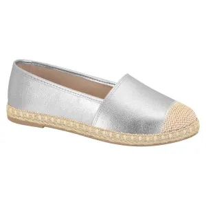 Silver Espadrilles