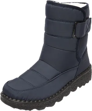 Size 11 Long Waterproof Women Snow Boot Women's Waterproof Boots Womens Knee High Boots Mid Calf Fur Furry Lace Up Winter Warm Snow Snow Boots for Snowshoeing Women Waterproof Womens Boots Ankle