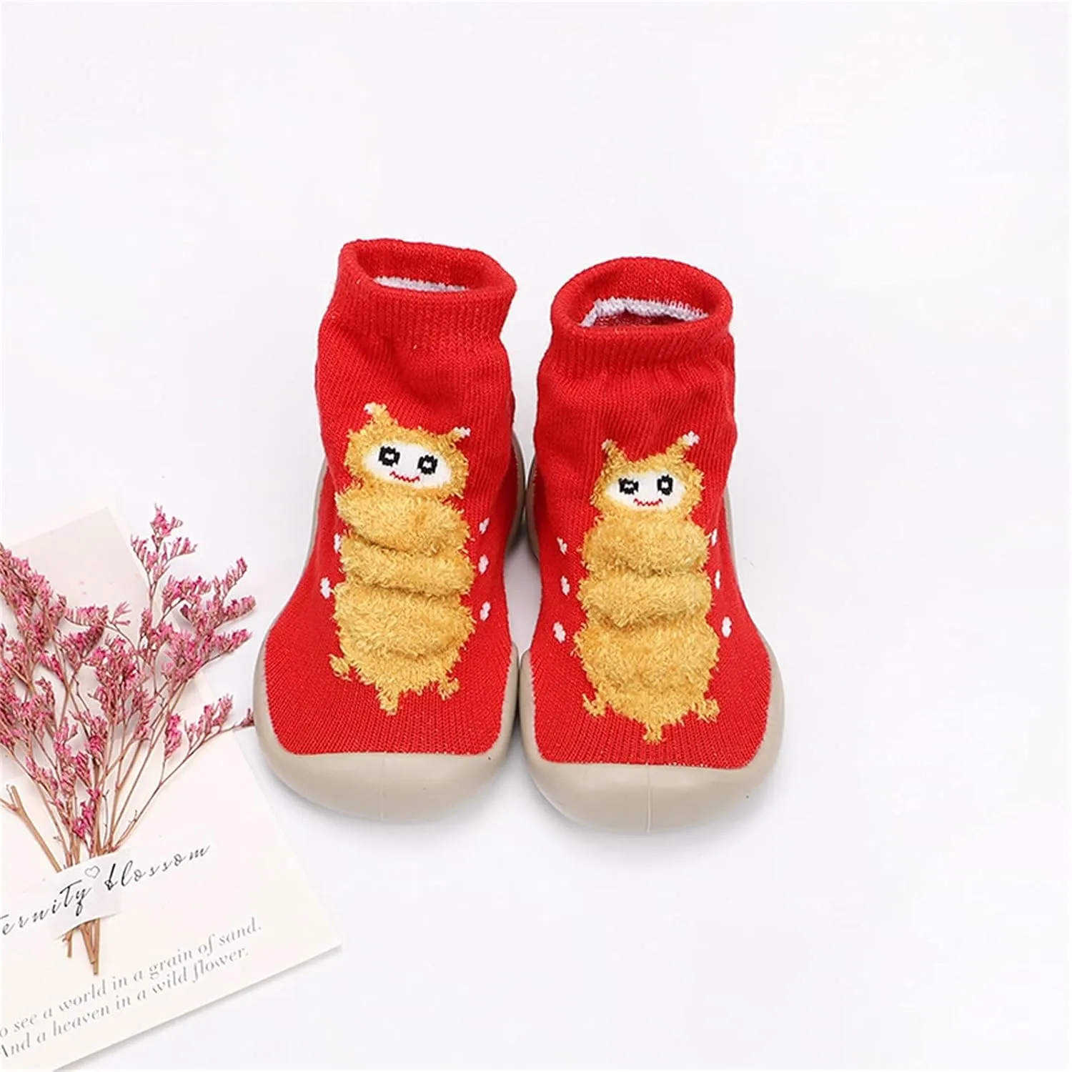 Size 8 Toddler Cleats Soccer Elastic Shoes Baby Non-Slip Walkers Baby Socks Infant First 6 12 Month Shoes