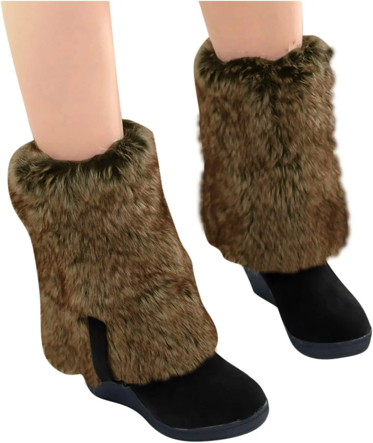 Slip on Winter Boots for Women Wide Womens Black Snow Boots Ankle Winter Boots for Women Ankle Booties Womens Waterproof Hiking Boots Extra Wide Width Botas Para El Invierno De Mujeres
