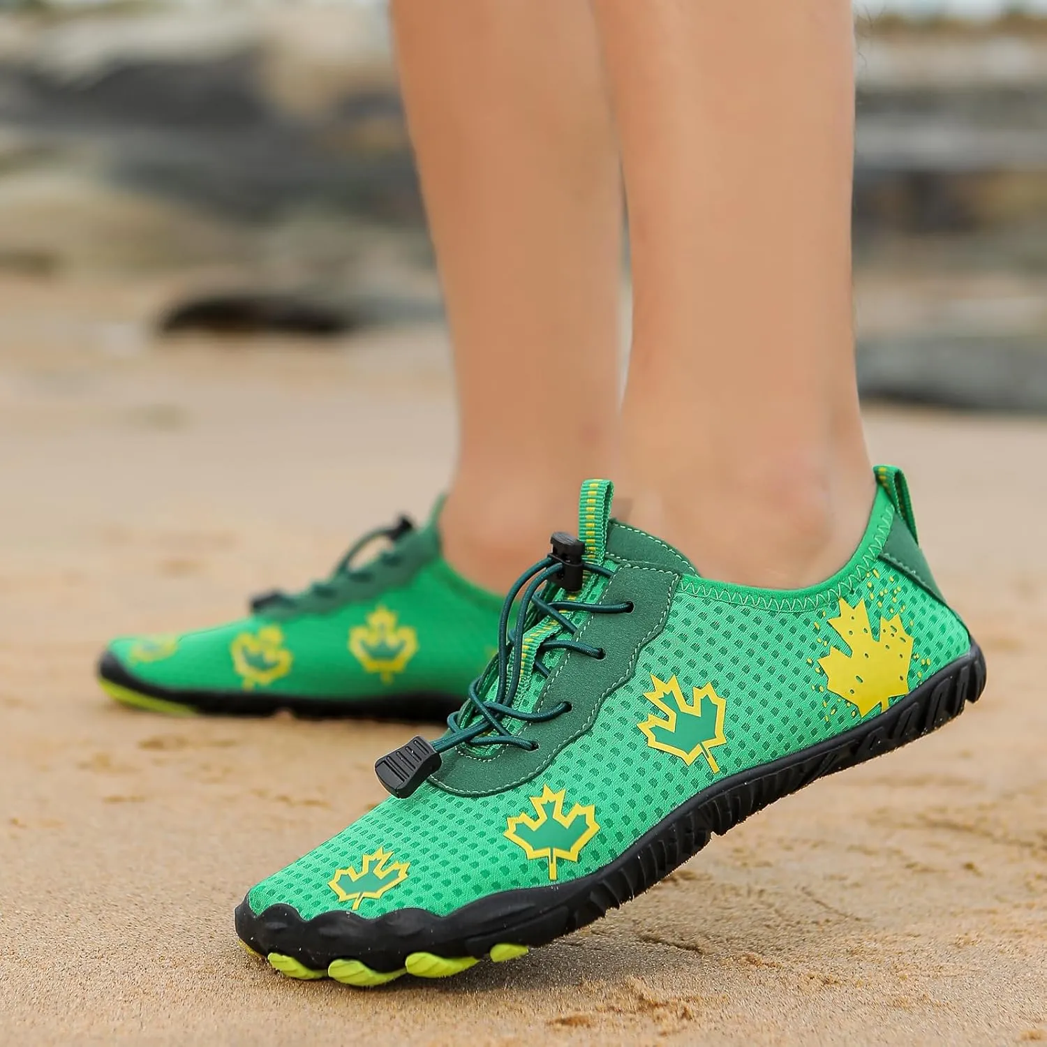 Smoneyful Barefoot Shoes for Men Women, Breathable Wide Toe Barefoot Shoes, Non-Slip Minimalist Athletic Footwear, for Walking, Running, Hiking