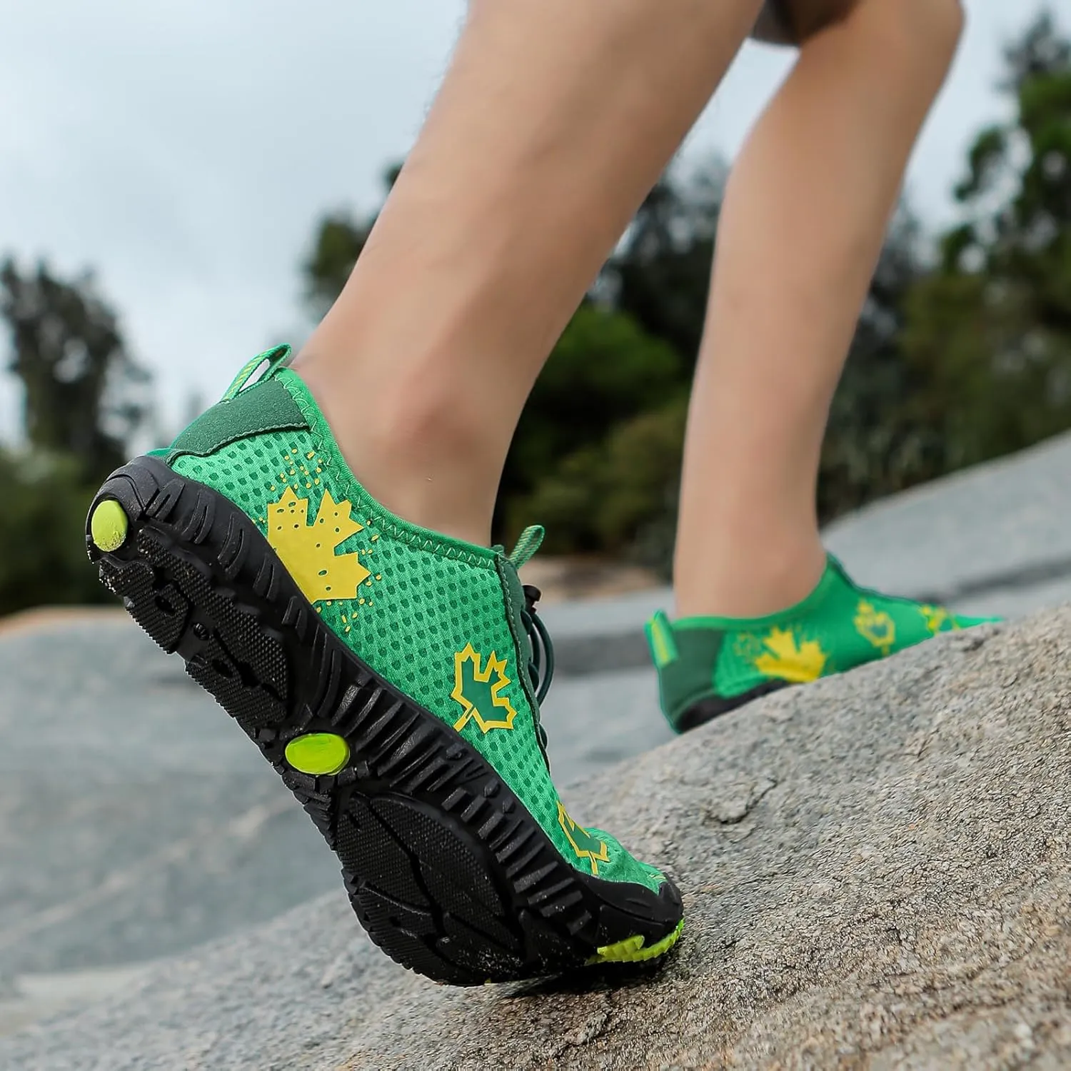 Smoneyful Barefoot Shoes for Men Women, Breathable Wide Toe Barefoot Shoes, Non-Slip Minimalist Athletic Footwear, for Walking, Running, Hiking