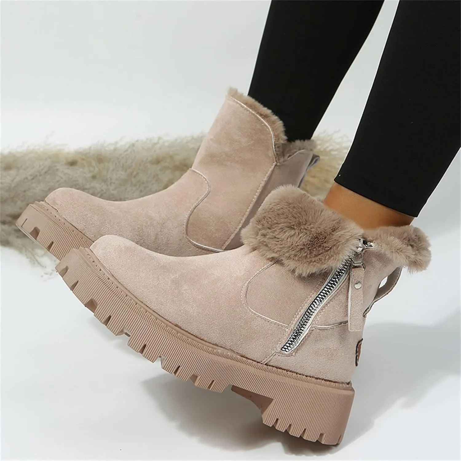 Snow Boot for Women Size 6 Snowboard Boots Womens 9.5 White Warm Winter Boots Women Wide Extra Wide Calf Winter Boots for Women Botas Para Nieve Mujer