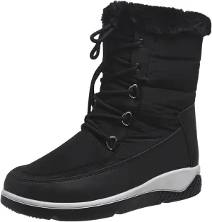 Snow Boots Cute Snow Boots for Women Waterproof Warm Non Slip Snow Boots for Women Wide Extra Wide Calf Womens Snow Boots Winter Womens Boots Snow Womens Winter Ankle Boots