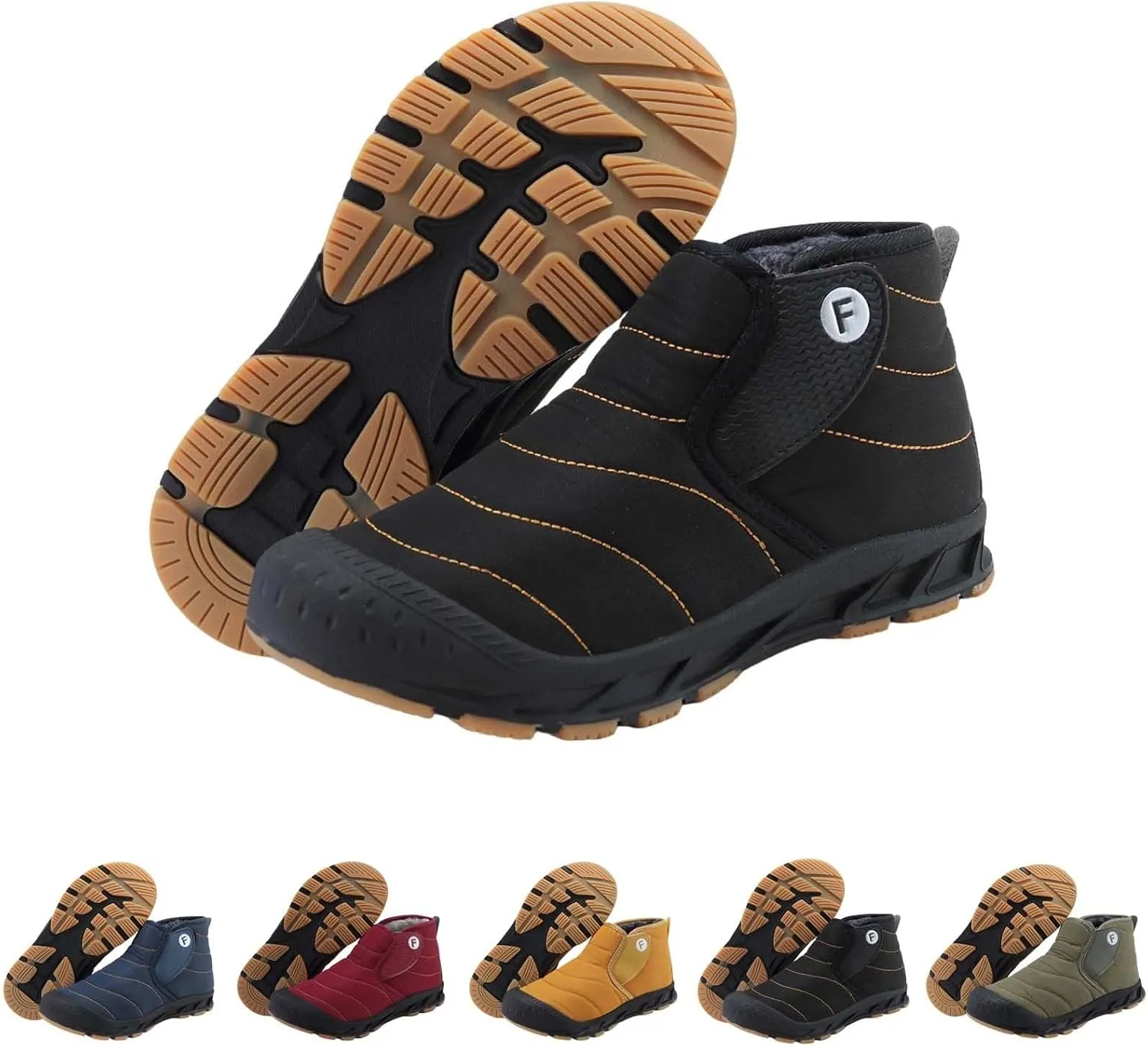 Snow Boots for Women Black Boots Winter Waterproof Womens Fur Boots Pink Fur Boots Winter Work Boots for Women Wide Width Black of Friday Deals 2024