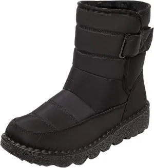 Snow Boots for Women Waterproof Mid Calf Boots for Women Girls Snow Winter Short Boots For Women Outdoor Warm Booties