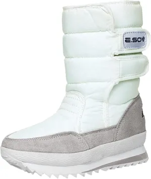 Snow Winter Boots for Women 9 1/2 Wide Zipper Up Waterproof Womens Snow Boots Wide Ladies Winter Boots Waterproof Cold Weather Women's Winter Boots Wide Width Botas De Nieve Para Mujer Elegantes