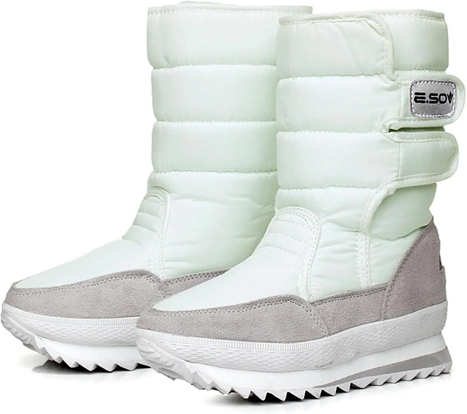 Snow Winter Boots for Women 9 1/2 Wide Zipper Up Waterproof Womens Snow Boots Wide Ladies Winter Boots Waterproof Cold Weather Women's Winter Boots Wide Width Botas De Nieve Para Mujer Elegantes
