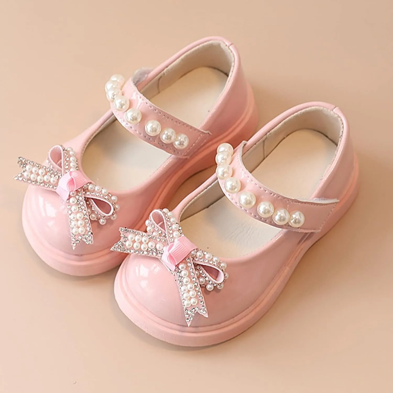 Soccer Sandals Girls Girls Sandals Children Shoes Pearl Bow Tie Hook Toddler Girl Athletic Sandals Size 10