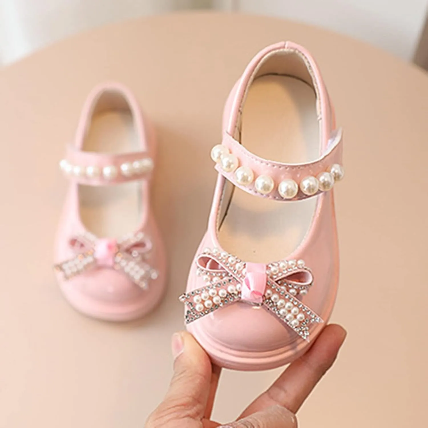 Soccer Sandals Girls Girls Sandals Children Shoes Pearl Bow Tie Hook Toddler Girl Athletic Sandals Size 10