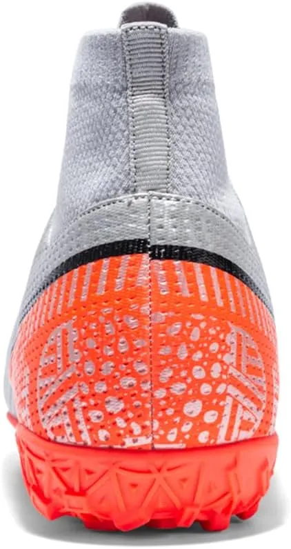 Soccer Shoes for Men Women Turf Soccer Cleats for Boys Youth FG AG High-top Spikes Football Shoes for Unisex Professional Training Indoor & Outdoor