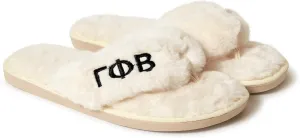 Sorority Shop Gamma Phi Beta Fuzzy Slippers Women