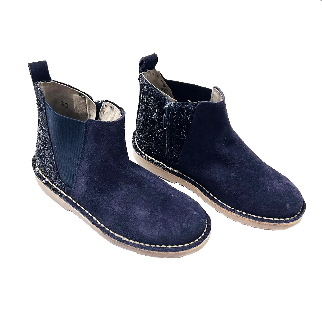 Suede Chelsea Boot - Marino