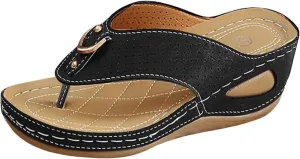 Summer Sandals for Women Arch Support Flip Flops Orthopedic Slippers Slip On Flip Flops Beach Lightweight Sandal 2025