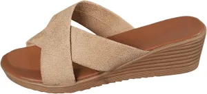 Temperament Thick Bottom Sandals for Women Women's Casual Summer Wedge Heels Shoes Orthopedic Hiking Sandals