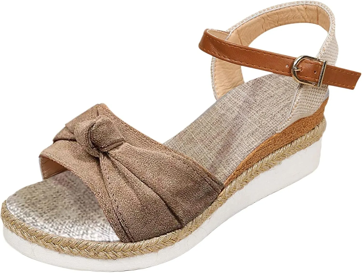 Temperament Wedge Shoes for Women Summer Platform Comfortable Low Wedges Sandal Breathable Casual Sandals