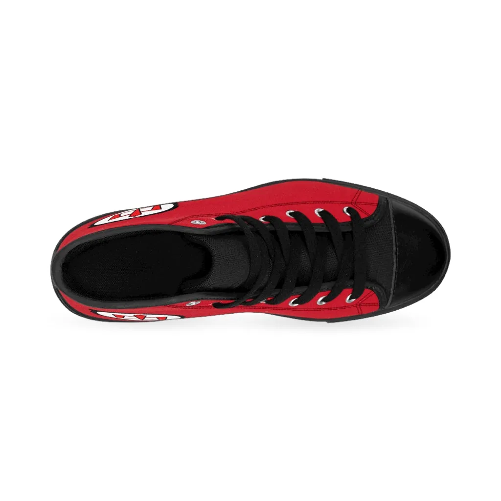 The Greatest American Hero Shoes | Retro Geek Hipster High Top Canvas Sneakers
