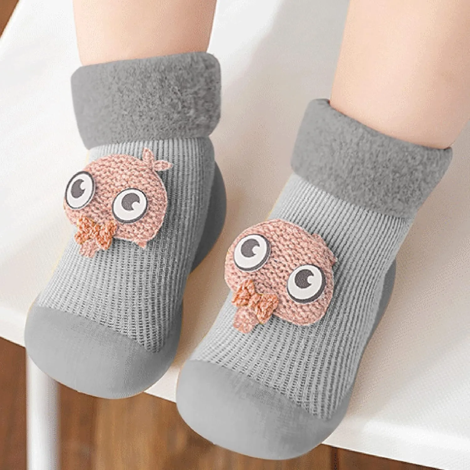 Toddler 10 Tennis Shoes Girls Solid Girls Socks Stocking Warm Baby Boys Soft Toddler Canvas Slip on Shoes Boys