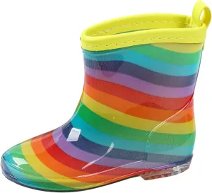 Toddler Rain Boots with Cute Bow Kids Waterproof Rubber Boots for Girls Boys Camouflage Rainboots Toddler Boy Shoes