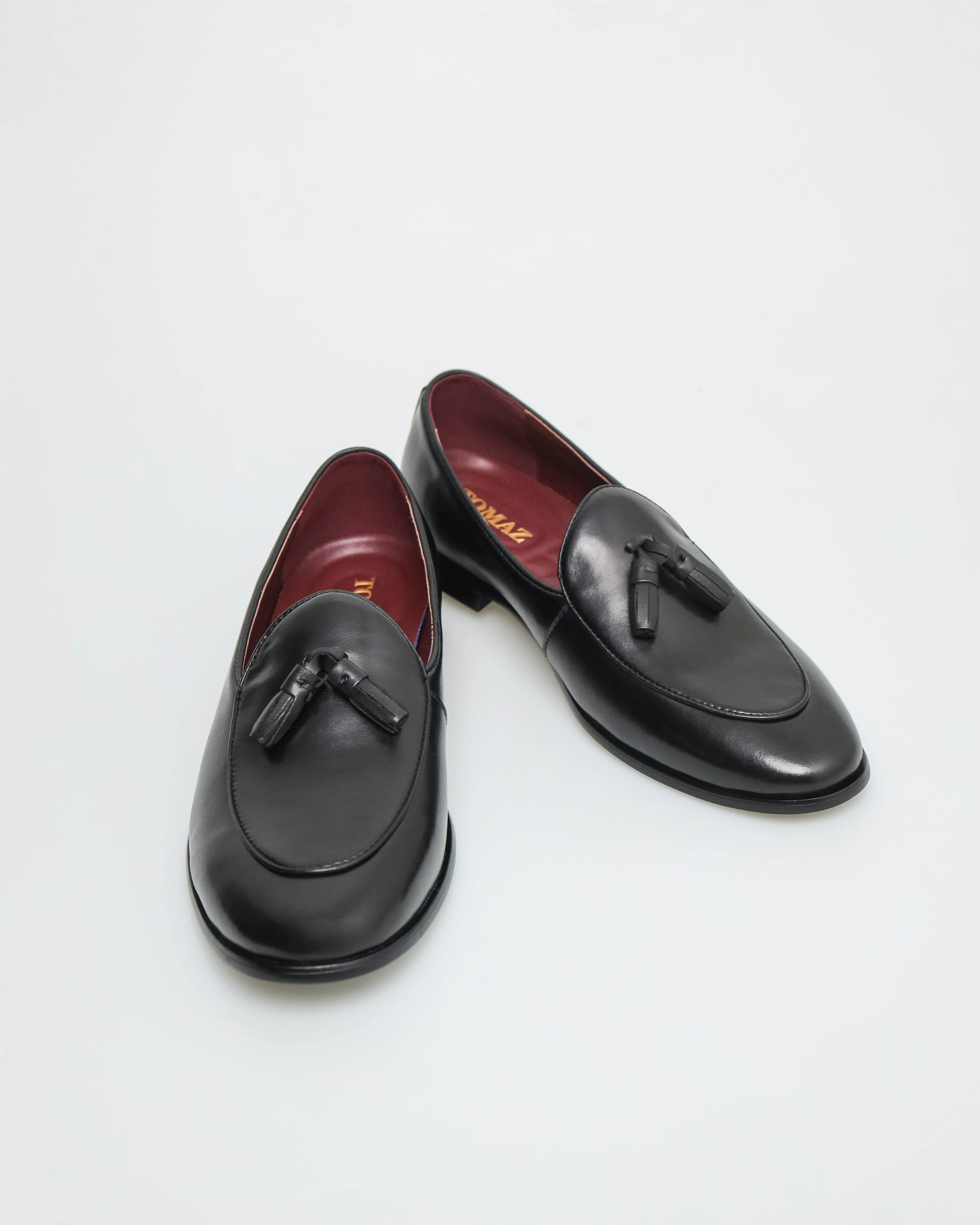 Tomaz HF074 Men's Luxe Gloss Tassle Loafers