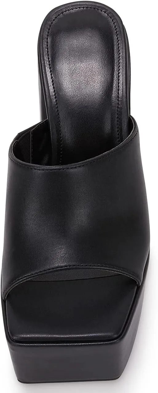 VETASTE Women's Platform Chunky Block Heels Sexy Open Toe High Heel Sandals