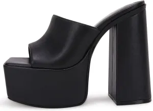 VETASTE Women's Platform Chunky Block Heels Sexy Open Toe High Heel Sandals