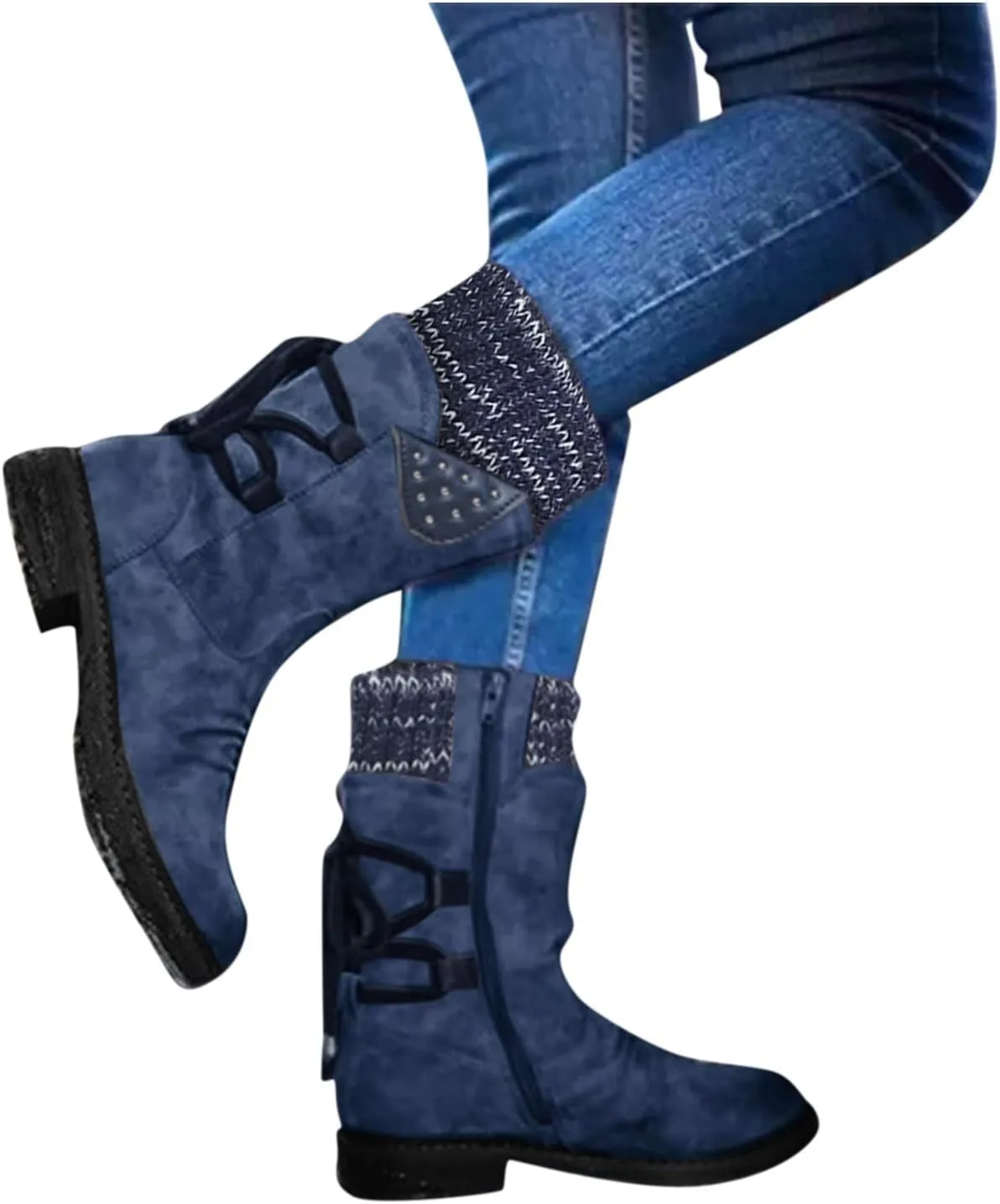 Waterproof Snow Boots for Women Cute Womens Black Snow Boots Slip on Womens Winter Boots 8.5 Wide Winter Snow Boots Womens Winter Hiking Boots Waterproof