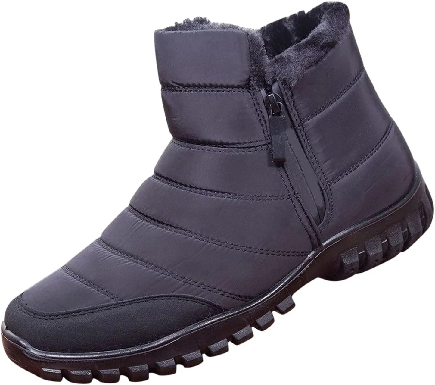Waterproof Snow Boots for Women Cute Women's Tall Snow Boots Waterproof Short Platform Winter Boots for Woman Womens Non Slip Insulated Snow Boots Boots for Women Winter Tall