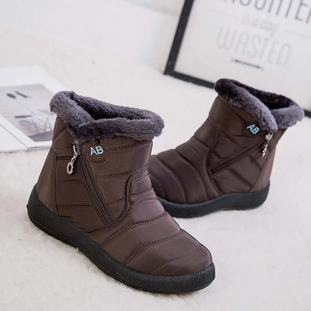 Waterproof Snow Boots for Women Knee High Winter Boots for Women Waterproof Snow Size 12 Womens Boots for Snow Winter White Boots for Women Heel Winter Boot for Women Wide