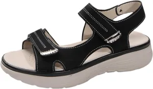 Wide Width Wedge Sandals For Women Athletic Comforable Summer Orthopedic Walking Beach Sandal with Arch Support 2025