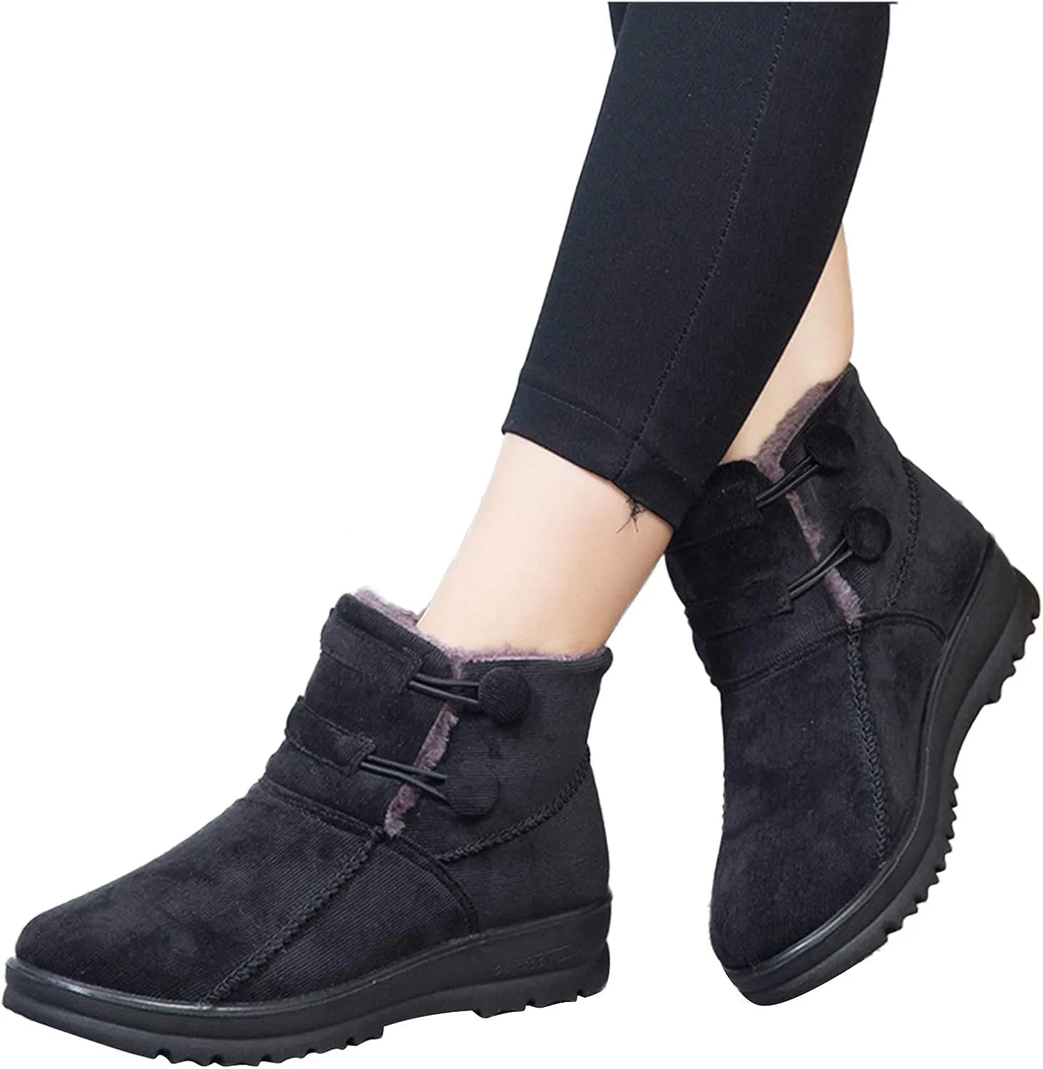 Winter Boots for Women Waterproof Snow Size 11 Winter Long Boots for Women Waterproof Snow Womens Zippered Waterproof Winter Boots Outdoor Boots Women Snow Shoes for Women Slip on