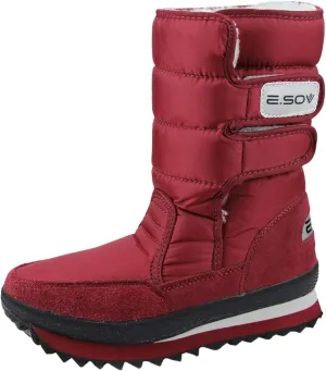 Winter Boots for Women Wide Width Brown Woman Snow Long Boots Waterproof Waterproof Snow Boots Women Knee High Boots Women Outdoor Waterproof Botas De Invierno Para Mujer Con Peluche