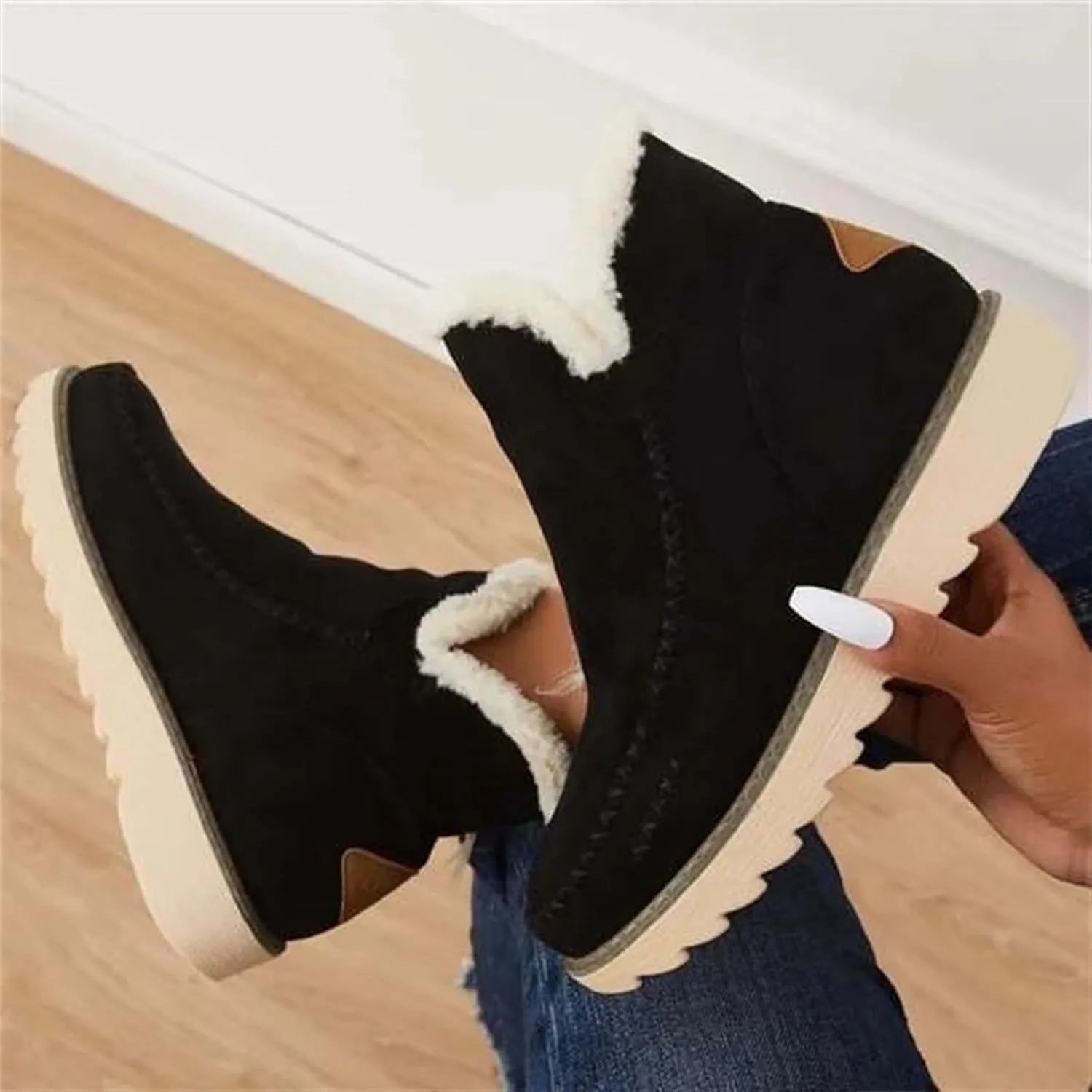 Winter Combat Boots for Women Waterproof Snow Non Slip Non Slip Winter Boots Wide Women Winter Boots Size 9 Warm Winter Boots for Women Waterproof Botas De Invierno Tacon Alto Para Mujer Elegantes