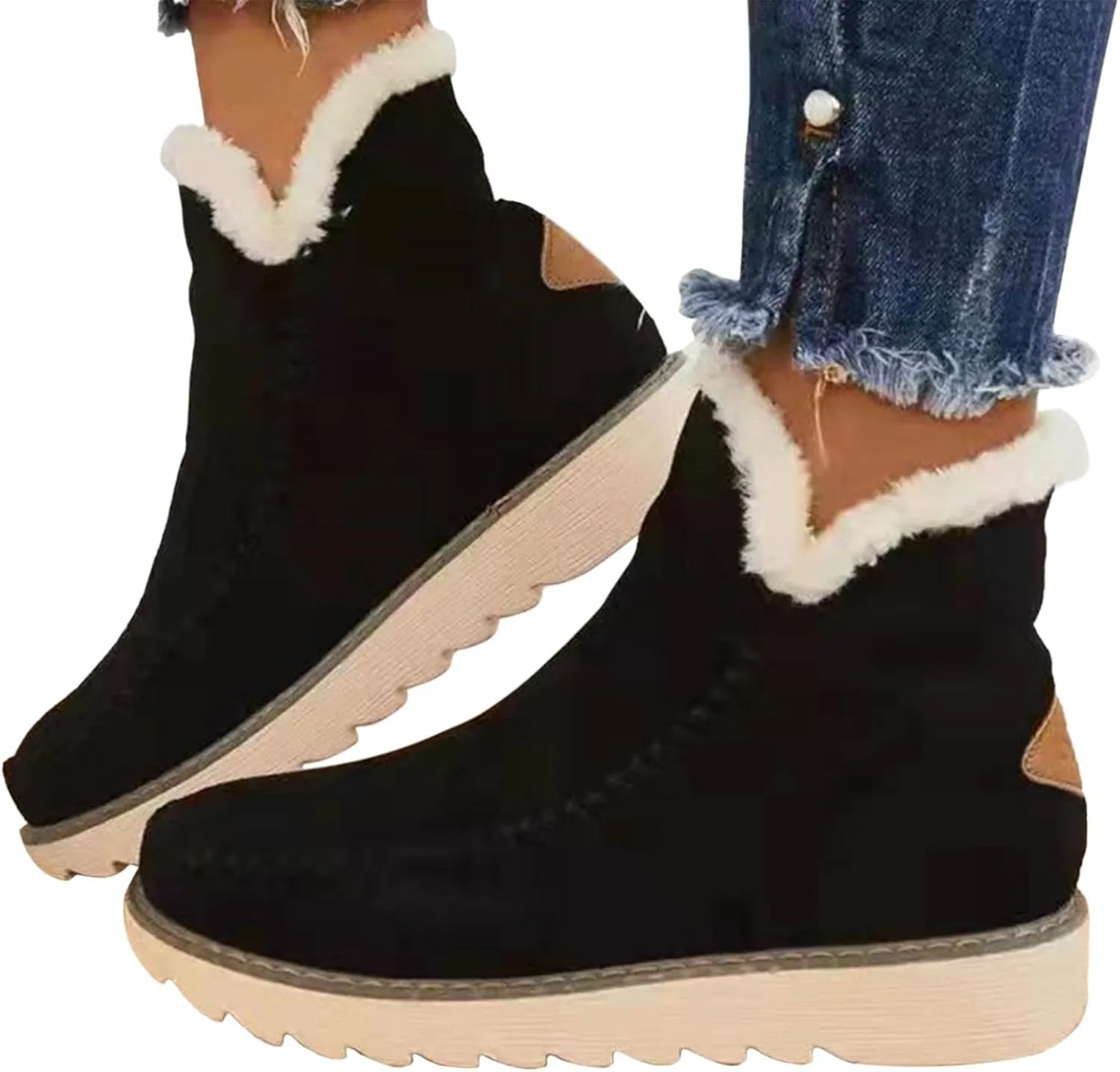 Winter Combat Boots for Women Waterproof Snow Non Slip Non Slip Winter Boots Wide Women Winter Boots Size 9 Warm Winter Boots for Women Waterproof Botas De Invierno Tacon Alto Para Mujer Elegantes