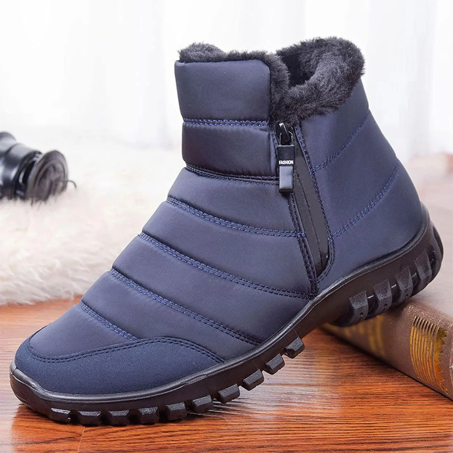 Winter Snow Boots for Women Waterproof Womens Slip on Snow Boots Waterproof Insulated Winter Boots for Women Outdoor Boots Women 9.5 Winter Dress Boot for Women 2023