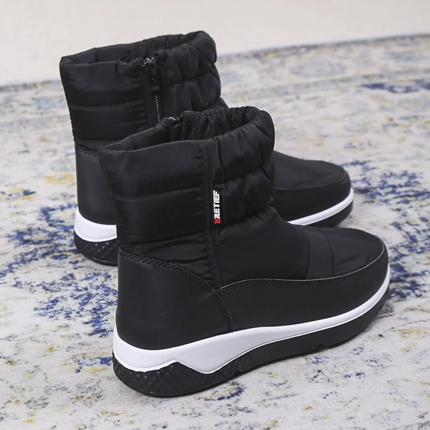 Winter Walking Boots for Women Waterproof Snow Women Snow Boots Wide Calf Waterproof Winter Boots Woman Waterproof Walking Boots Women Lightweight Botas Para Frio Mujer Anti Deslizante Para Cocina