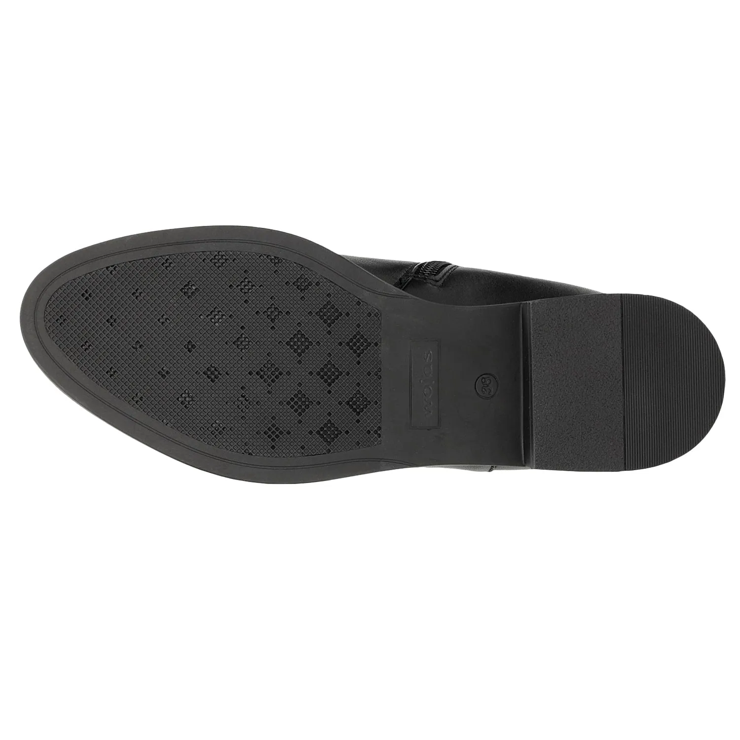 Wojas Black Leather Insulated Ankle Boots | 5505971