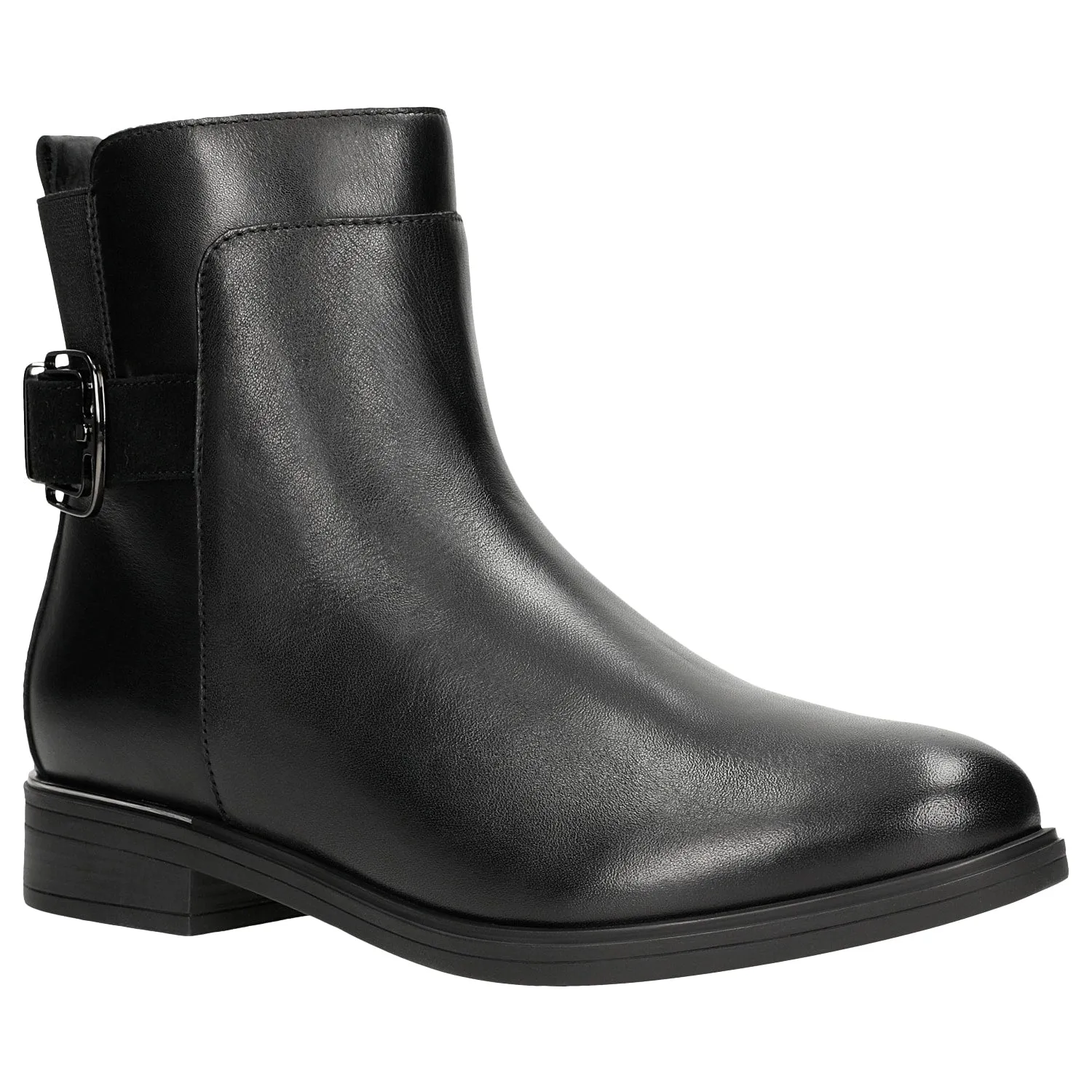 Wojas Black Leather Insulated Ankle Boots | 5505971