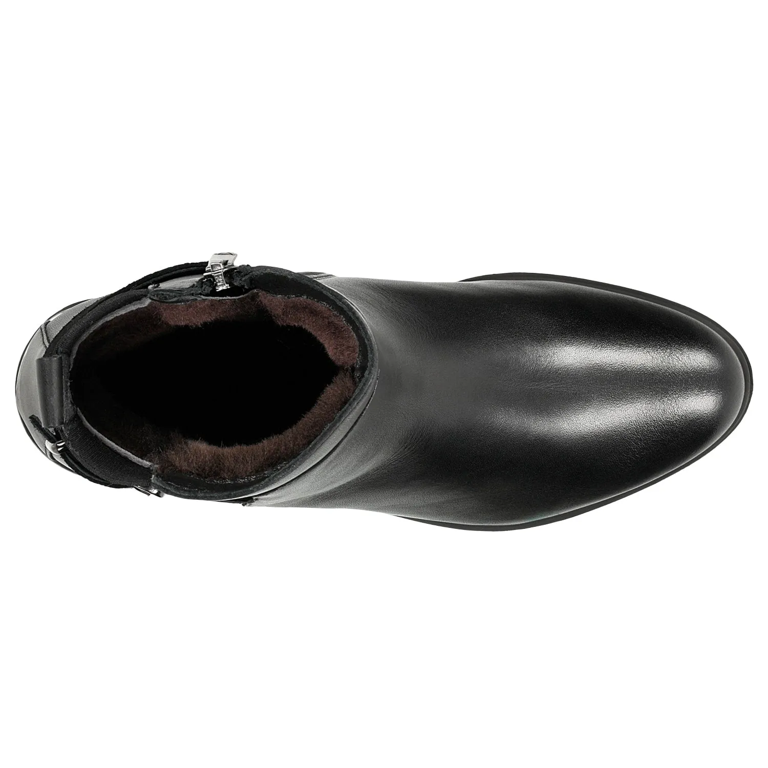Wojas Black Leather Insulated Ankle Boots | 5505971