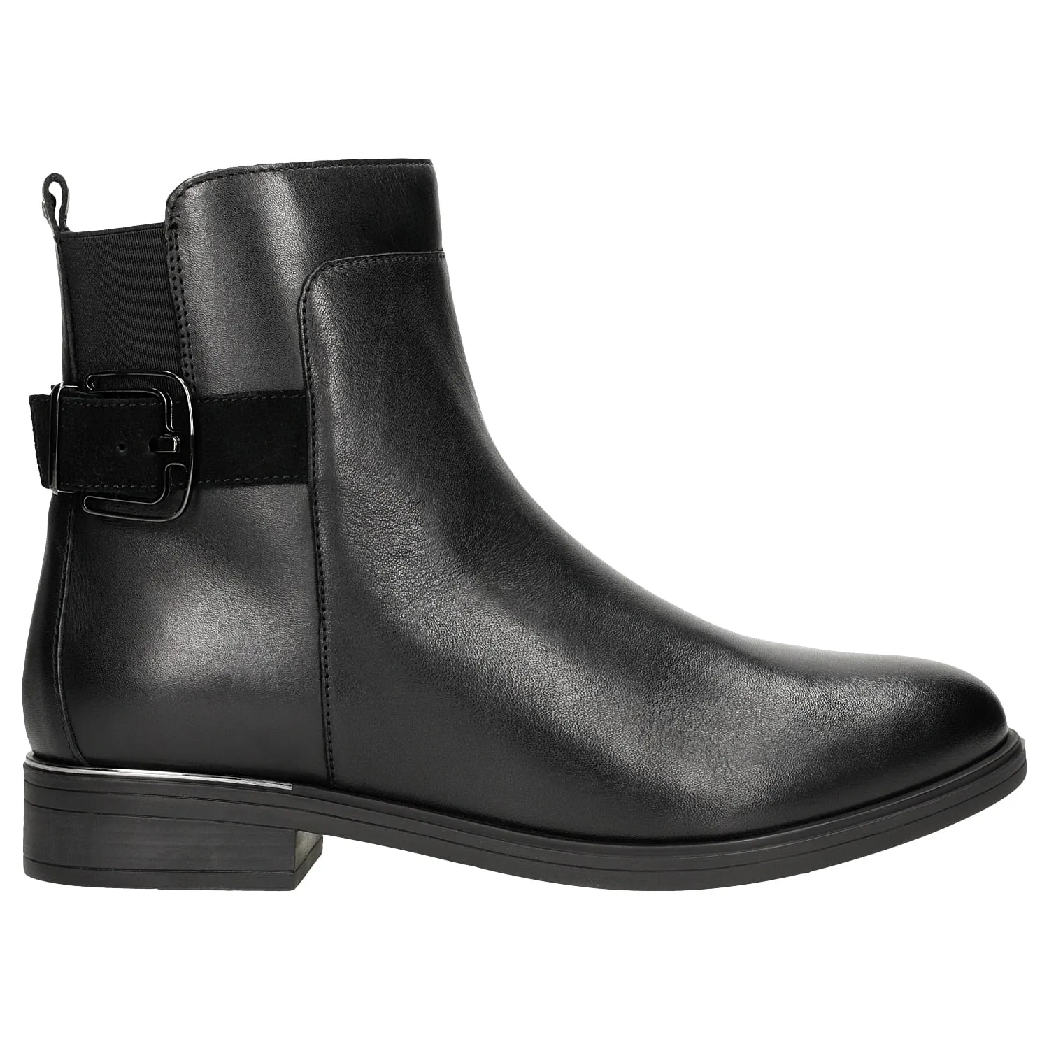 Wojas Black Leather Insulated Ankle Boots | 5505971