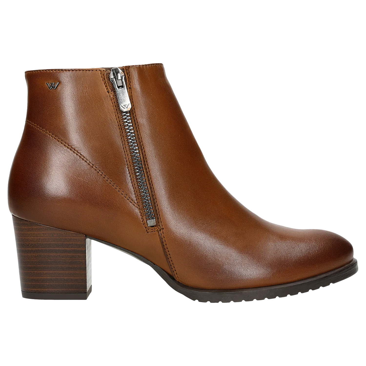 Wojas Brown Insulated Leather Ankle Boots | 5506552