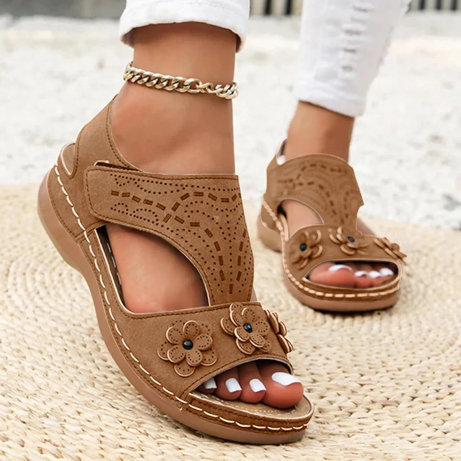 Women Wedge Sandals Dressy Sandals Wedge for Women Walking Summer Shoes for Womens 2025 Women's Sandal Dressy