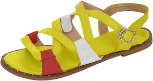 Womens 2025 Summer Plat Sandals Rhinestones Criss Cross Hollow Out Dress Walking Flats Ankle Strap Roman Beach Sandal with Open Toe