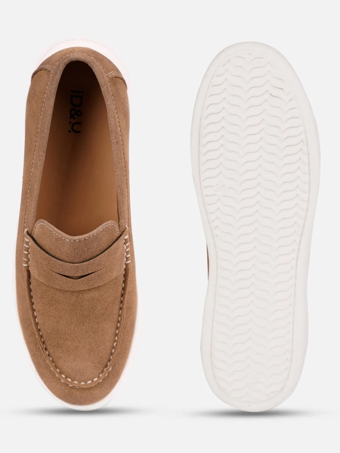 Women's Beige Casual Slip On (IU1017)